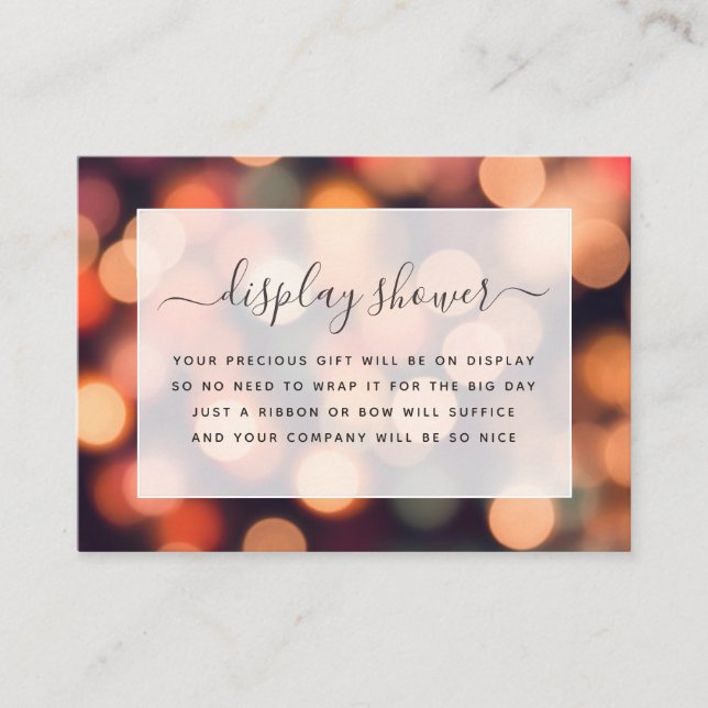 Cartão De Informações Placa de gabinete do Chá de panela in a box (Frente)