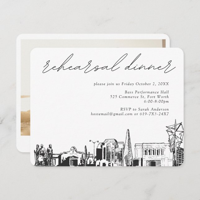 Cartão De Informações Placa de gabinete do Janto de ensaio Mesa (Frente/Verso)