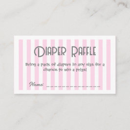 Cartão De Informações Placa de gabinete flexível de Fralda rosa