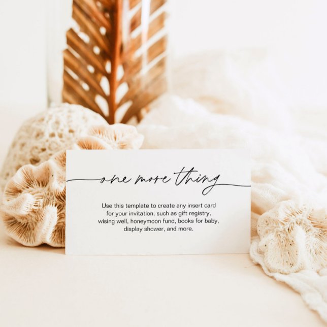 Cartão De Informações Placa de gabinete mínima EVERLEIGH - Mais uma cois (Criador carregado)