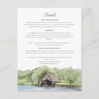 Cartão De Informações Placa de gabinete personalizada