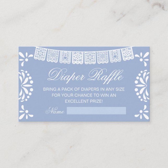 Cartão De Informações Placa de gabinete Raffel Fralda chá de fraldas (Frente)