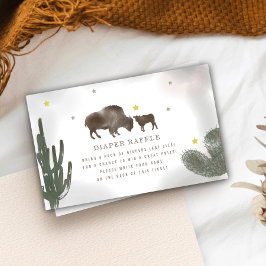 Cartão De Informações Placa de Gabinete Raffle de Fralda de Buffalo