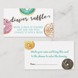 Cartão De Informações Placa de Raffel da Fralda da Rosquinha de Chá de f