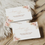 Cartão De Informações Placa de Raffle Fralda Grass Boho Pampas<br><div class="desc">Melhore o entusiasmo do seu Chá de fraldas Boho Pampas Grass com a nossa Fralda Raffle Card. Esta carta inspirada em vassoura complementa perfeitamente o tema da grama dos pampas e adiciona um toque de elegância à sua celebração. Incentivar os convidados a participar na rifa de fralda, oferecendo uma oportunidade...</div>