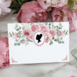 Cartão De Informações Placa de recebimento de Chá de panela de Vintage F<br><div class="desc">Capture a essência da elegância da era Regência com esta Placa de Receita do Chá de panela Floral Rosa Vintage. Projetada para noivas que adoram estética venenosa e detalhes românticos,  esta carta apresenta folhagem cor-de-rosa pincelada e flores botânicas em aquarela,  capturando perfeitamente a essência de um jardim floral vitoriano.</div>