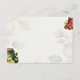 Cartão De Informações Placa de recebimento de Vazio básico Marmalade