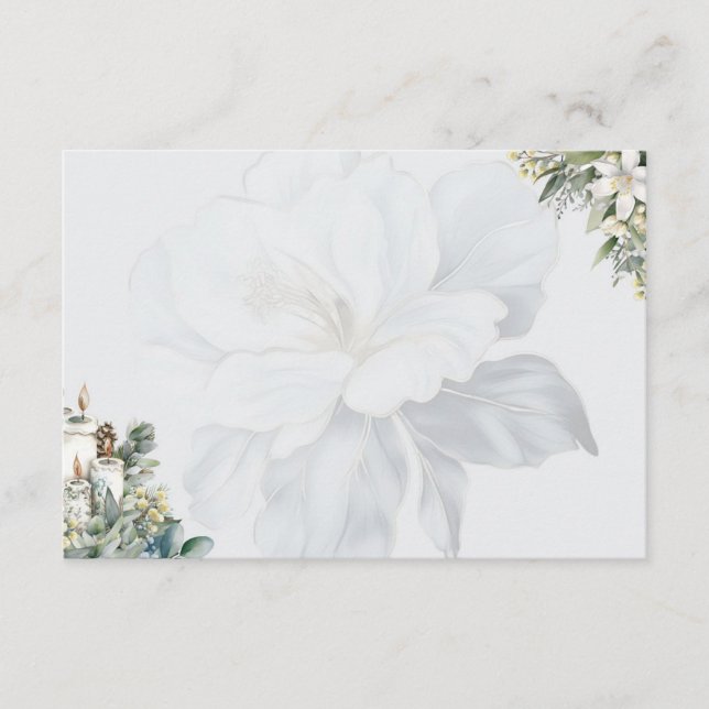 Cartão De Informações Placa de recebimento do Vazio básico Clarity (Frente)