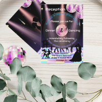 Placa de Recepção de casamento de Disco Personaliz