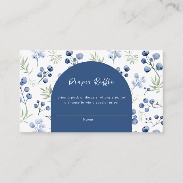 Cartão De Informações Placa de receptáculo de Chá de fraldas de empilhad (Frente)