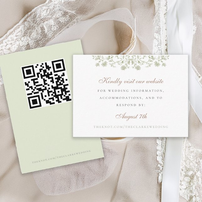 Cartão De Informações Placa de receptáculo Floral Primavera Chinoiserie (Criador carregado)