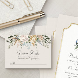 Cartão De Informações Placa de receptáculo Raffle Fralda de praia