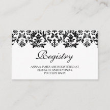 Placa de Registro do Casamento tema damasco de Vin