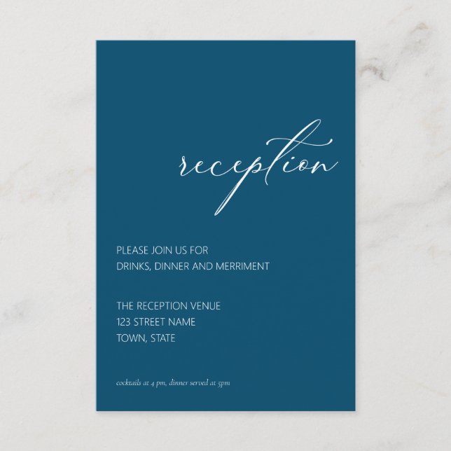 Cartão De Informações Placa moderna de receptáculo de arco lacrimal (Frente)