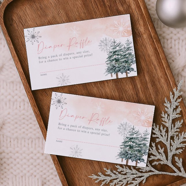 Cartão De Informações Placa Raffel da Fralda de inverno (Criador carregado)