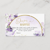 Placa Raffle de Fralda de chá com Chá de fraldas f