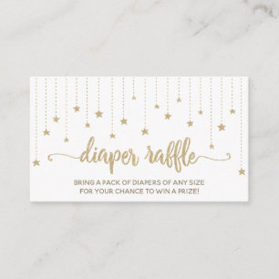 Cartão De Informações Placa Raffle de Fralda de Estrela Pequena Brilhant