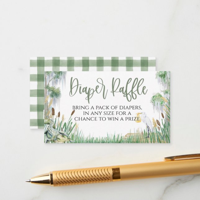 Cartão De Informações Placa Raffle Fralda Chá de fraldas Boca (Frente/Verso In Situ)