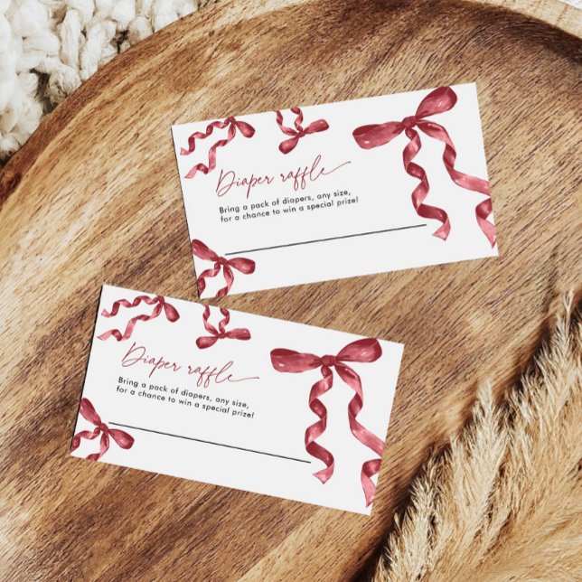 Cartão De Informações Placa Raffle Fralda de Arco Borgonha (Criador carregado)