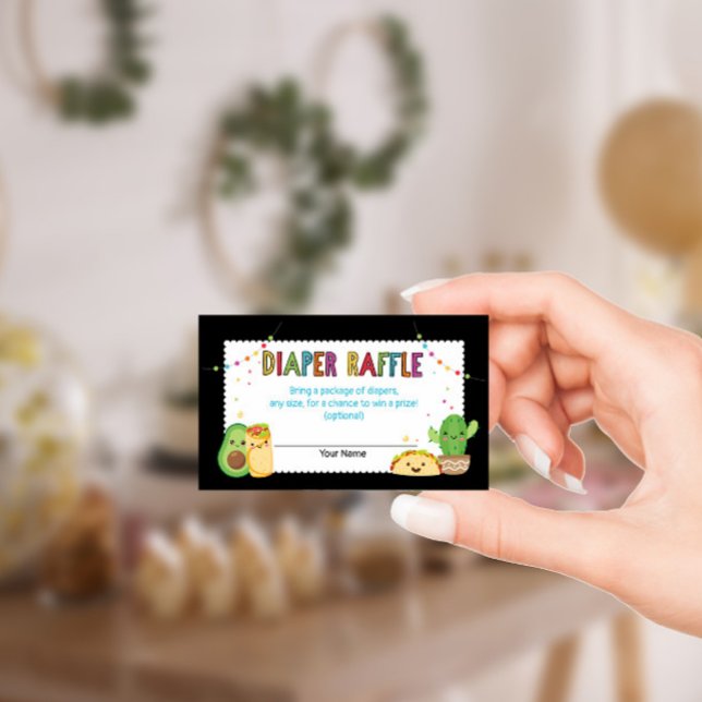 Cartão De Informações Placa Raffle Fralda Fiesta (Criador carregado)