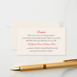 Cartão De Informações Placa receptora