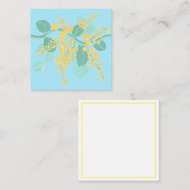 Cartão De Informações Placa receptora de água australiana (Frente/Verso)