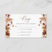 Placa RSVP de Script Moderno