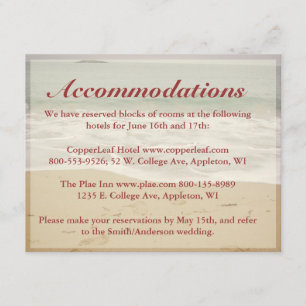 Cartão De Informações Placas de abrigo de praia - Praia Rocky