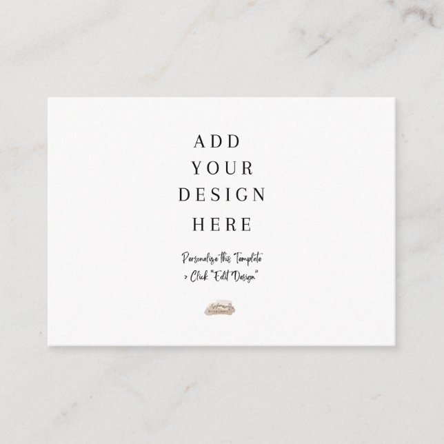 Cartão De Informações Placas de gabinete de 3,5" x 2,5" (Frente)