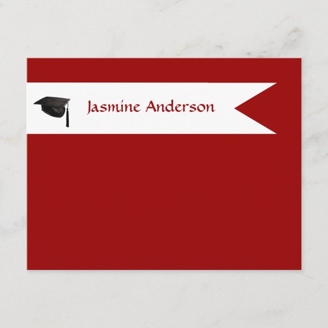 Cartão De Informações Placas mais velho Red Enclosure (Frente)