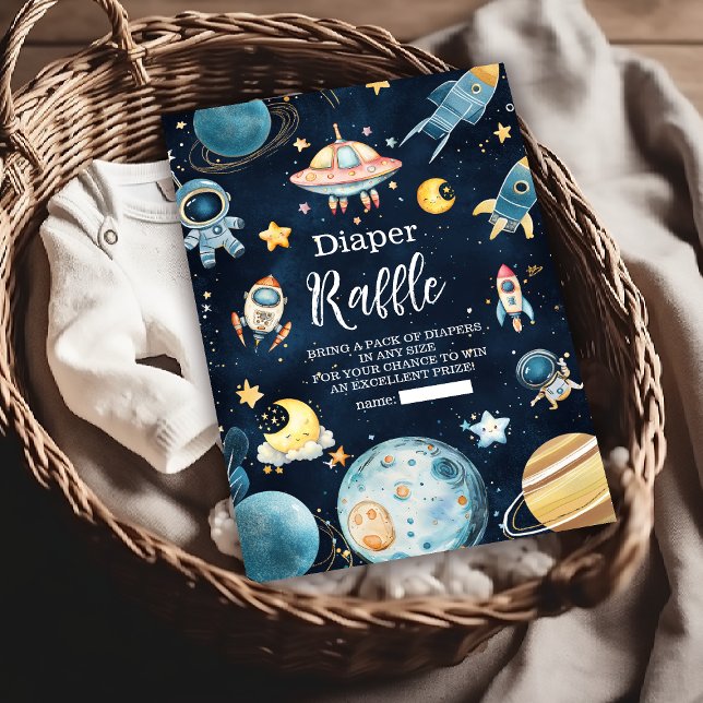 Cartão De Informações Planetas Espaciais Exteriores Diapper de Marinho d (Criador carregado)