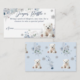 Cartão De Informações Podemos Esperar A Fralda Do Urso De Inverno