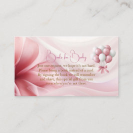 Cartão De Informações Podemos Esperar Chá de fraldas Rosa