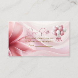 Cartão De Informações Podemos Esperar Chá de fraldas Rosa