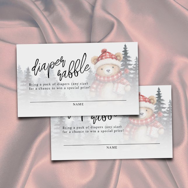 Cartão De Informações Podemos Esperar O Raffle Da Fralda De inverno (Criador carregado)