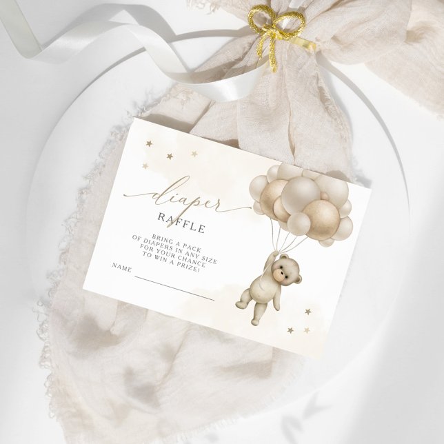 Cartão De Informações Podemos Esperar Ursinho Raiva de Fralda Neutra (Criador carregado)