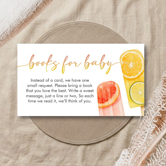 Cartão De Informações Popsicle Ready to Pop Baby Shower Books for Baby (Popsicle Baby Shower Books for Baby)
