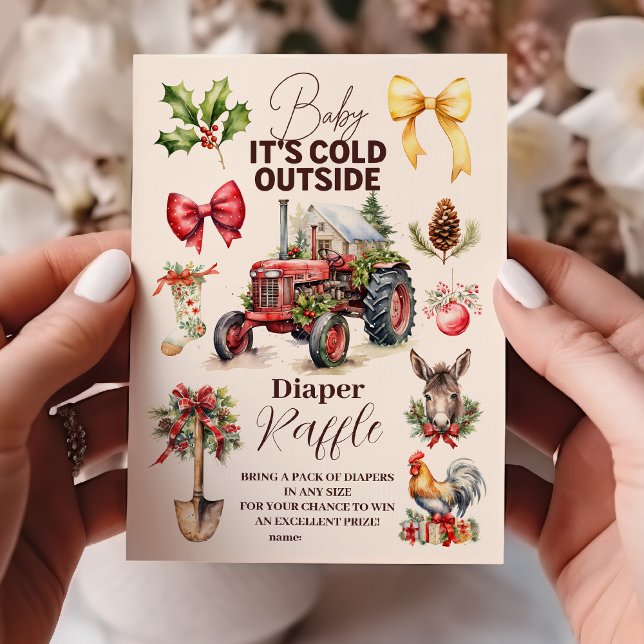 Cartão De Informações Porca Inverna Frota Natal Dapper Raffle (Criador carregado)