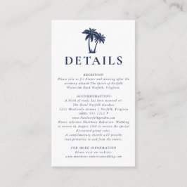 Cartão De Informações Praia da Palmeira Detalhes Náuticos do Enclausuram