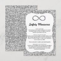 Prata Brilho Infinito Prata Medidas de Segurança