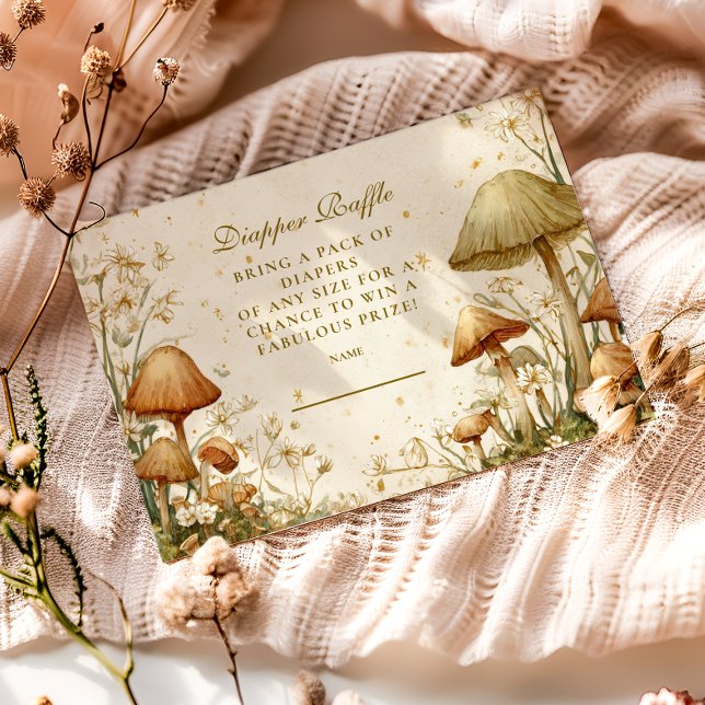 Cartão De Informações Prateado de Cama de Madeira Encantado Raffle (Criador carregado)