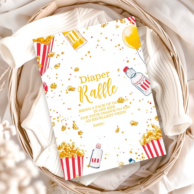 Cartão De Informações Preparado para o Chá de fraldas (Criador carregado)