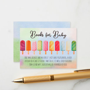 Cartão De Informações Preparado para Pop