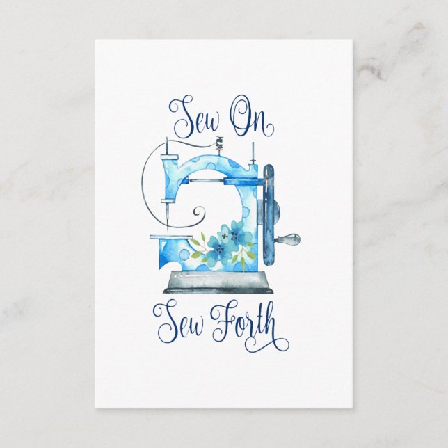 Cartão De Informações Presente de costura | Praga na Praga (Frente)