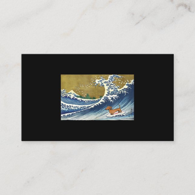 Cartão De Informações Presente no cão | Dachshund - Ovos-Cão-Ovos-Ovos (Frente)