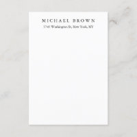 Preto Branco Único Clássico Elegante Simples