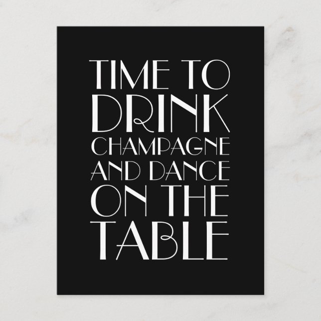 Cartão de informações preto e branco da década de  (Frente)