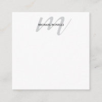 Profissional clássico de monograma