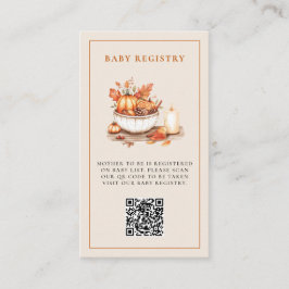 Cartão De Informações Pumpkin e especiarias e tudo o que é bom Chá de fr