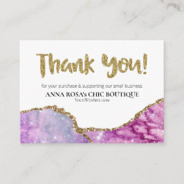 Cartão De Informações *~* QR AGATE Galaxy (Galáxia de AGATE QR) OBRIGADO